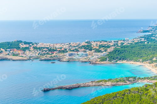Preview: Aerial View Of Cala Ratjada, Mallorca, Spain