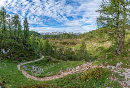 Preview: On The Way To The Seven Lakes In The Triglav National Park In Slovenia