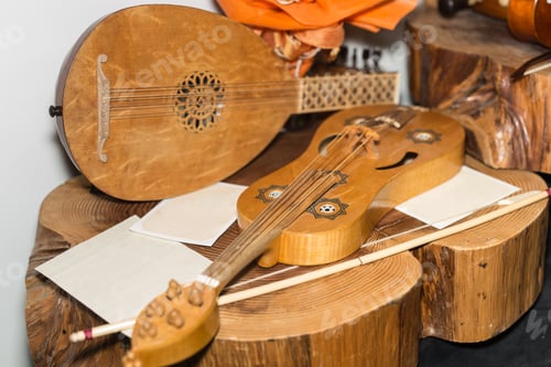Preview: The Wooden Vielle: An European Medieval Bowed Stringed Instrument.