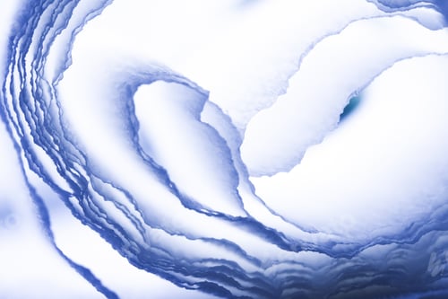 Preview: Colorful Abstract Composition With Blue Crepe, Lights And Shadows