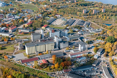 Preview: Aerial View Over The Riga City In Autumn