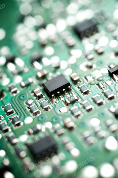 Preview: Close-Up Of An Integrated Circuit.