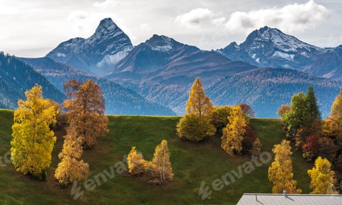 Preview: Autumn In Davos, Grisons, Switzerland