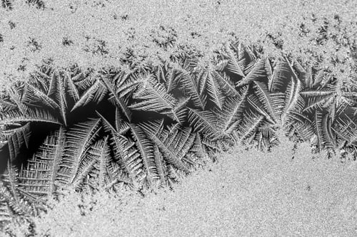 Preview: Ice Flowers On Glass - Texture