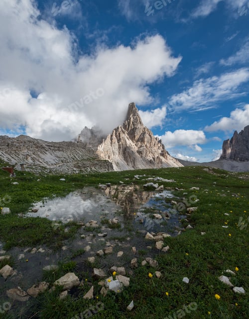 Preview: Tre Cime Di Lavaredo On A Beautiful Summer Afternoon