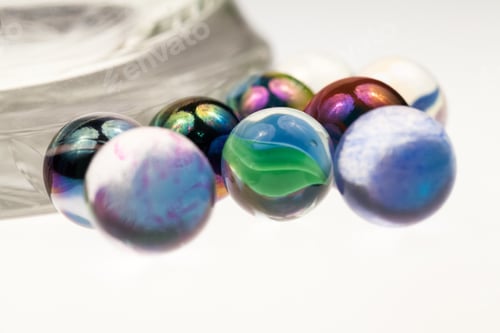 Preview: Abstract Composition With Glass Balls