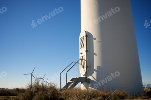 Preview: Windmills For Electric Power Production, Huesca Province, Aragon In Spain.
