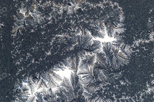 Preview: Ice Flowers On Glass - Texture