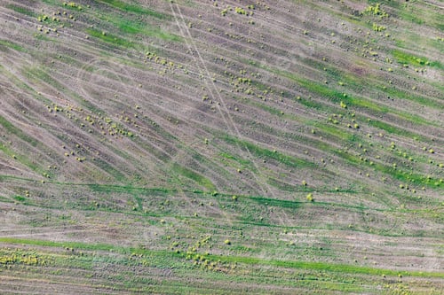 Preview: Aerial View Over The Rural Fields