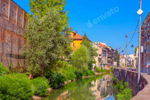 Preview: River Channel In Padova City From Italy