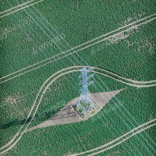 Preview: Aerial View Over The Rural Field