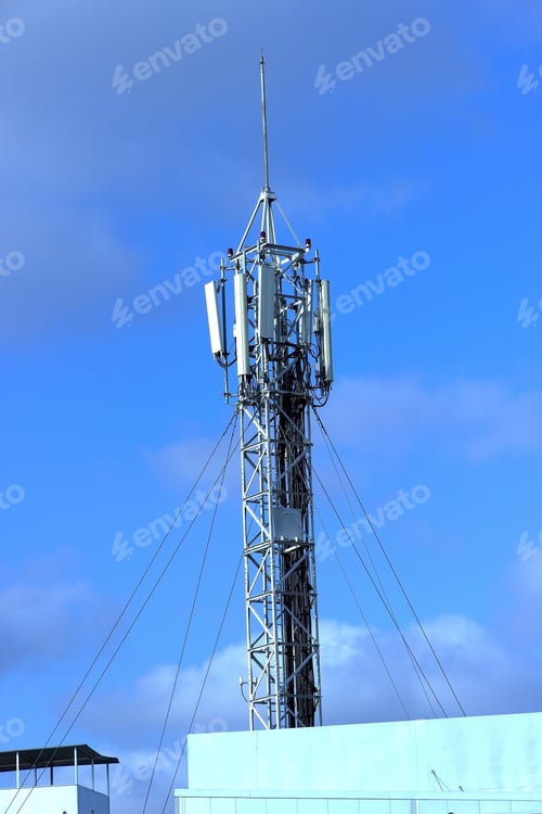 Preview: Communication Antenna Tower. Barcelona. Spain
