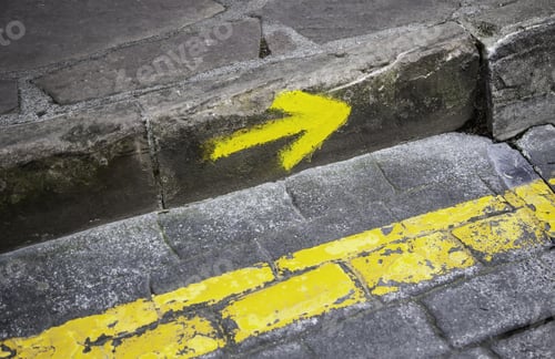 Preview: Information Sign For Pilgrims And Pedestrians, Camino De Santiago In Spain