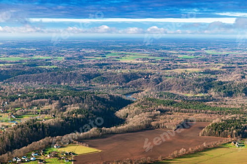 Preview: Aerial View Over The Landscape In Autumn