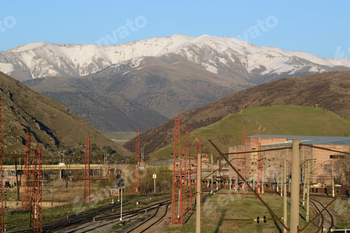 Preview: Landscape With Railroad Tracks