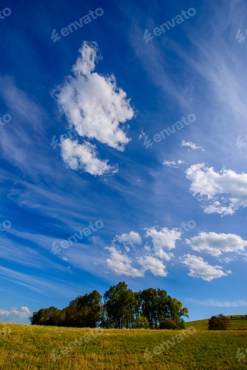 Preview: Breathtaking Skyscape With Beautiful Trees, Armenia