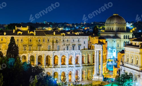 Preview: Marcello Theater, View From Capitoline Hill, Rome, Italy