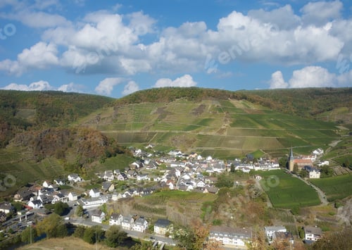 Preview: Idyllic Wine Village Of Mayschoss In Ahrtal Valley,Rhineland-Palatinate,Germany