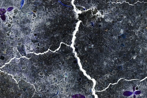 Preview: Abstract Composition With Cracked Soil And Inverted Colors