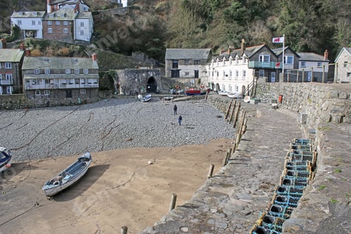 Preview: Clovelly Harbour At Low Tide, Devon