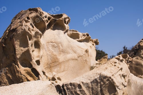 Preview: Rocks Texture And Blue Sky - Greece