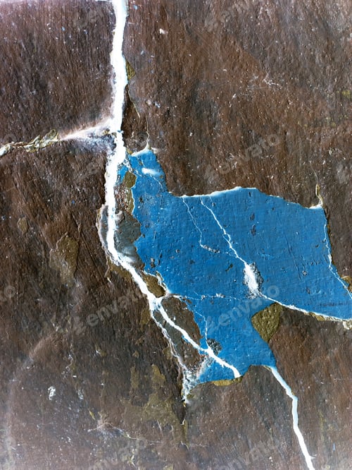 Preview: Old Wall Texture With Peeled Mortar And Cracks