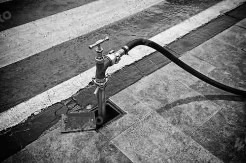 Preview: Fire Hose, Detail Of A Hose For Firefighters, Protection And Care