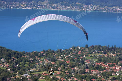 Preview: Paraglider Above Lake Annecy