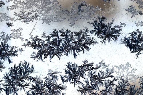 Preview: Ice Flowers On Glass - Texture