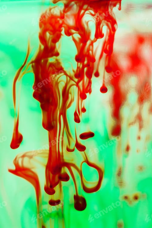 Preview: Abstract, Colorful, Ink Shapes