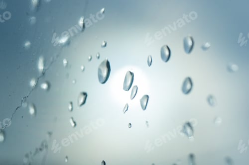 Preview: Raindrops On The Window Glass