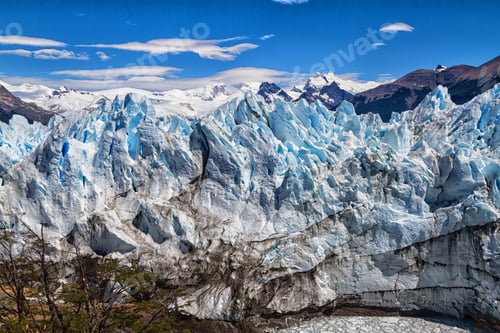 Preview: Perito Moreno Glacier In Patagonia, Argentina. Los Glaciares National Park In The Santa Cruz