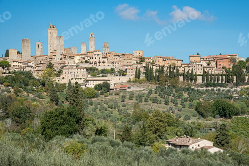 Preview: Historical Picturesque City Of San Gimignano, The Town Of Fine Towers, In Sienna Province In