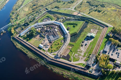 Preview: Aerial View Over The Daugavpils City (Latvia)