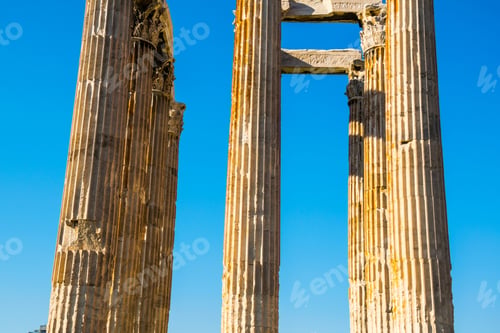 Preview: Temple Of The Olympian Zeus And The Acropolis In Athens, Greece