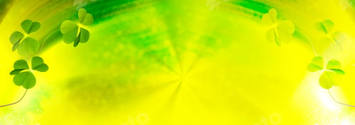 Preview: Green Clover Leaves. St.Patrick 'S Day. Spring Natural Background.