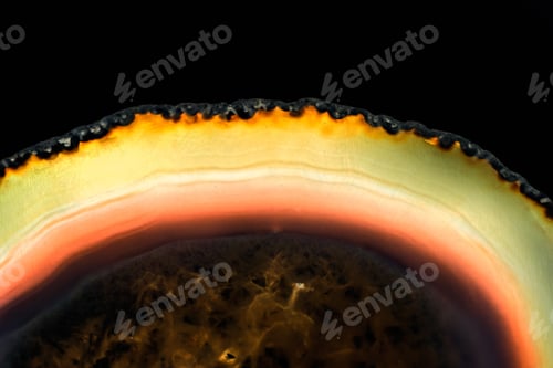 Preview: Agate And Quartz Slice - Beautiful Texture