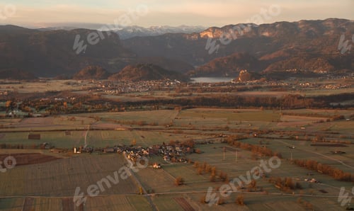 Preview: Slovenian Countryside At Sunrise