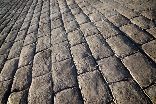 Preview: Floor Of A Street With Stone Tiles.