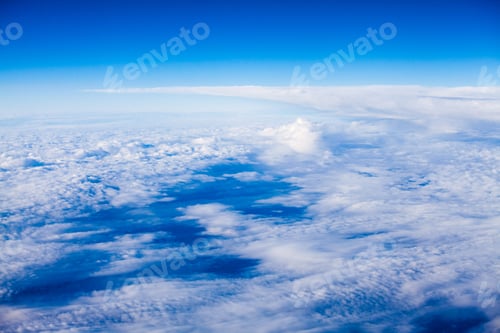 Preview: Beautiful, Dramatic Clouds And Sky Viewed From The Plane