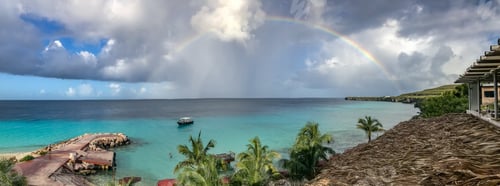Preview: Rainbows At The Coast Views Around The Small Caribbean Island Of Curacao
