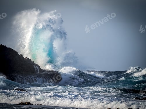 Preview: Crashing Waves At Boca Grandi Views Around Curacao A Small Caribbean Island