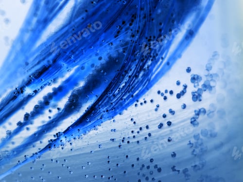 Preview: Colorful Underwater Dandelion Seeds With Bubbles