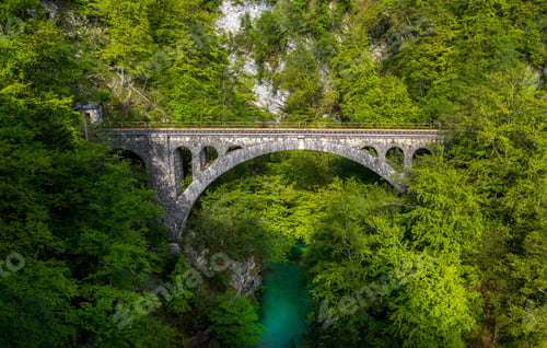 Preview: Steam Train Above Vintgar Gorge In Spring