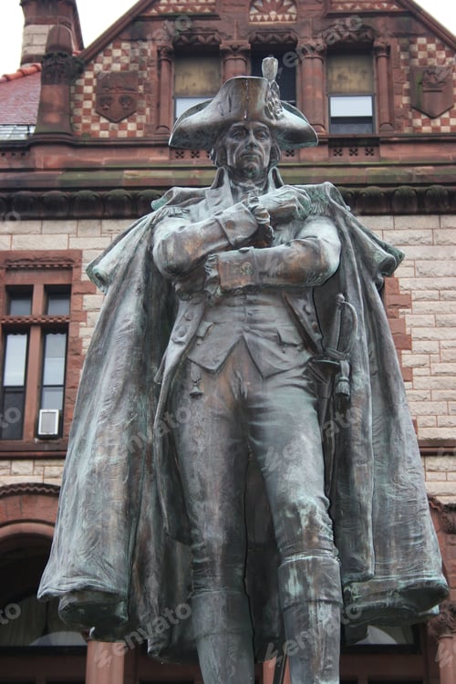 Preview: Statue Of Philip Schuyler Major General Albany 1733-1804