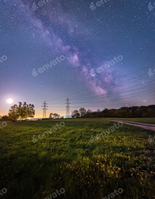 Preview: Milky Way And Trees