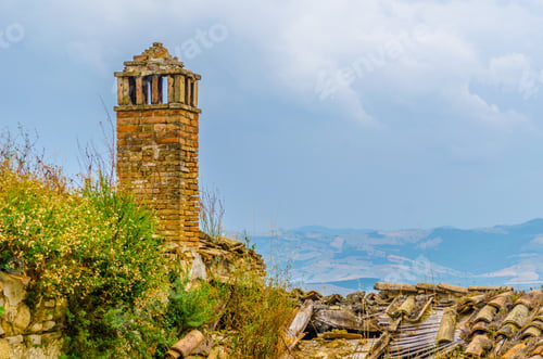 Preview: View Of An Italian Ghost Town Craco Which Was Severely Damaged By An Earthquake