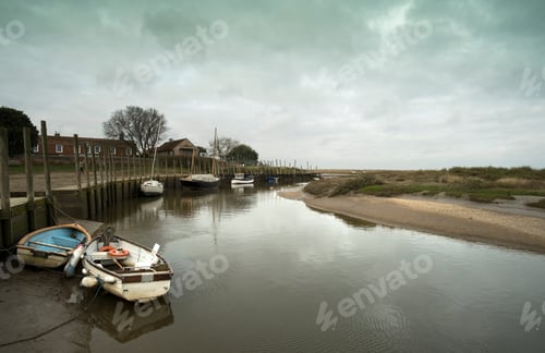Preview: Small Boats Moored On A Local Dock
