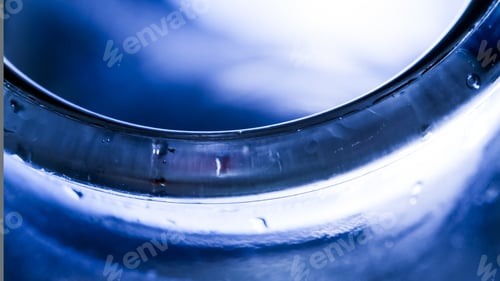 Preview: Glass Line Abstract With A Glass Vase