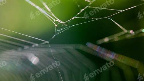 Preview: Abstract Composition With Spider Web Details And Natural Colors